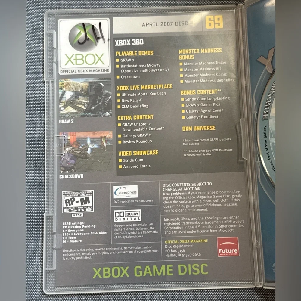 Tom Clancy's Ghost Recon Advanced Warfighter 2 - Xbox 360 - Blue